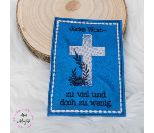 ITH Postkarte - Trauerkarte Jedes Wort zuviel